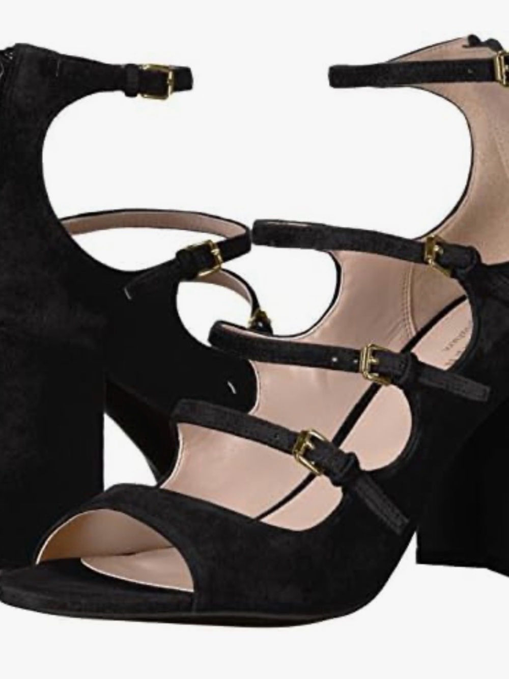Elegant Black Strappy Heels